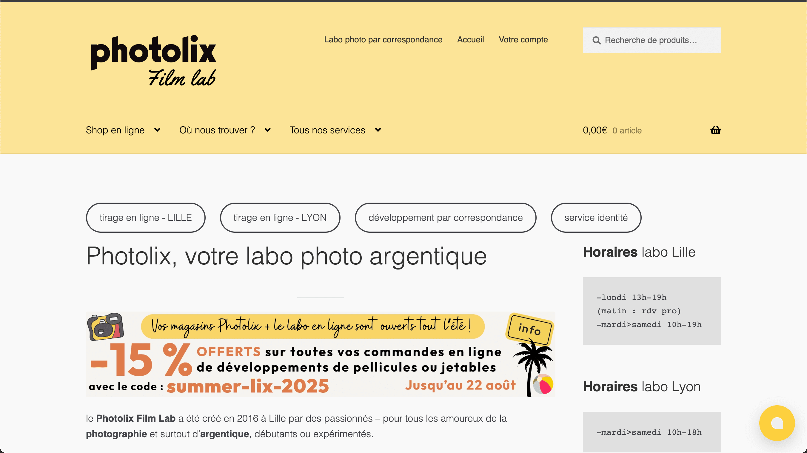 E-commerce photo (albums, tirages) relié à Stripe